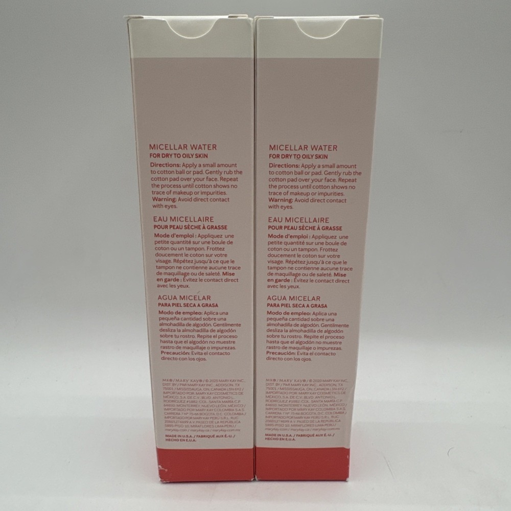 2x Mary Kay Micellar Water Face Makeup Remover Fluid 5 fl oz / 147 ml - Picture 2 of 3